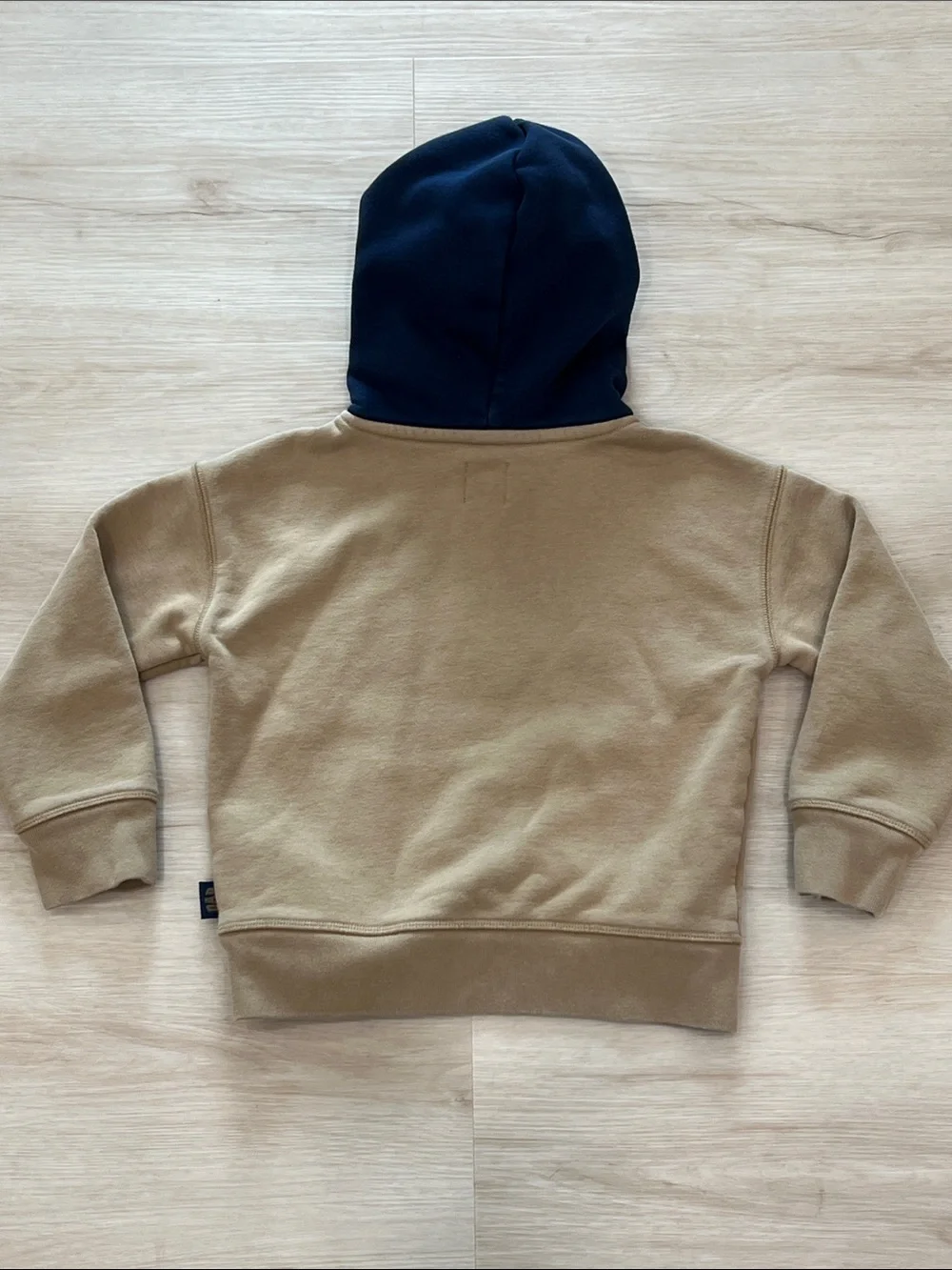 GAP Brown Dapper Dan Kids Colourblock Logo Hoodie